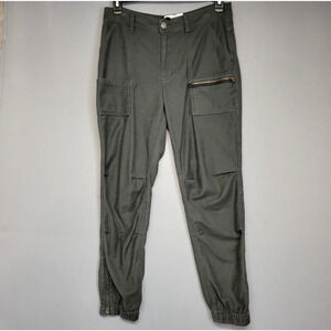 REI Cooperative Trailsmith Outdoor Utility Pants Womens 12 Gray Pockets